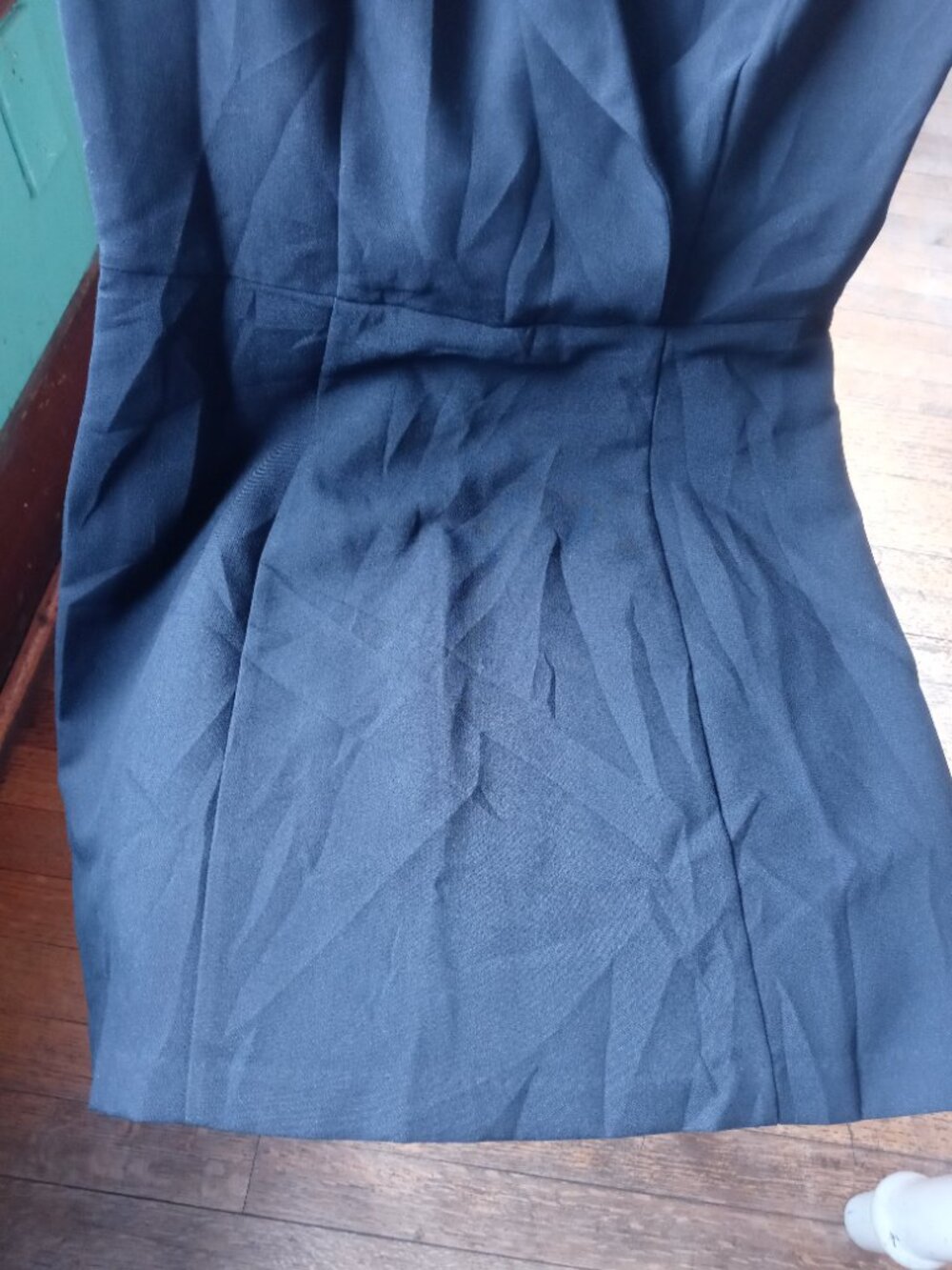 ABERCROMBIE & FITCH sleeveless blazer mini dress in black (M) - Picture 7 of 14